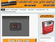 Tablet Screenshot of guitarlessonscolumbus.info